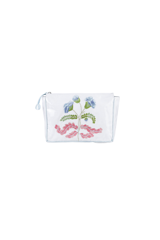 Carnation Large Makeup Bag in Pink