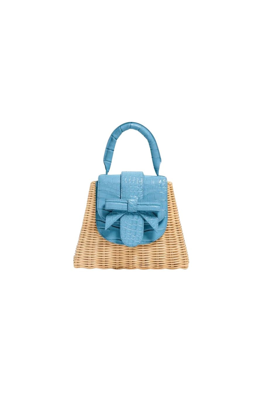 The Petite Lady Bag Bow in Heritage Blue