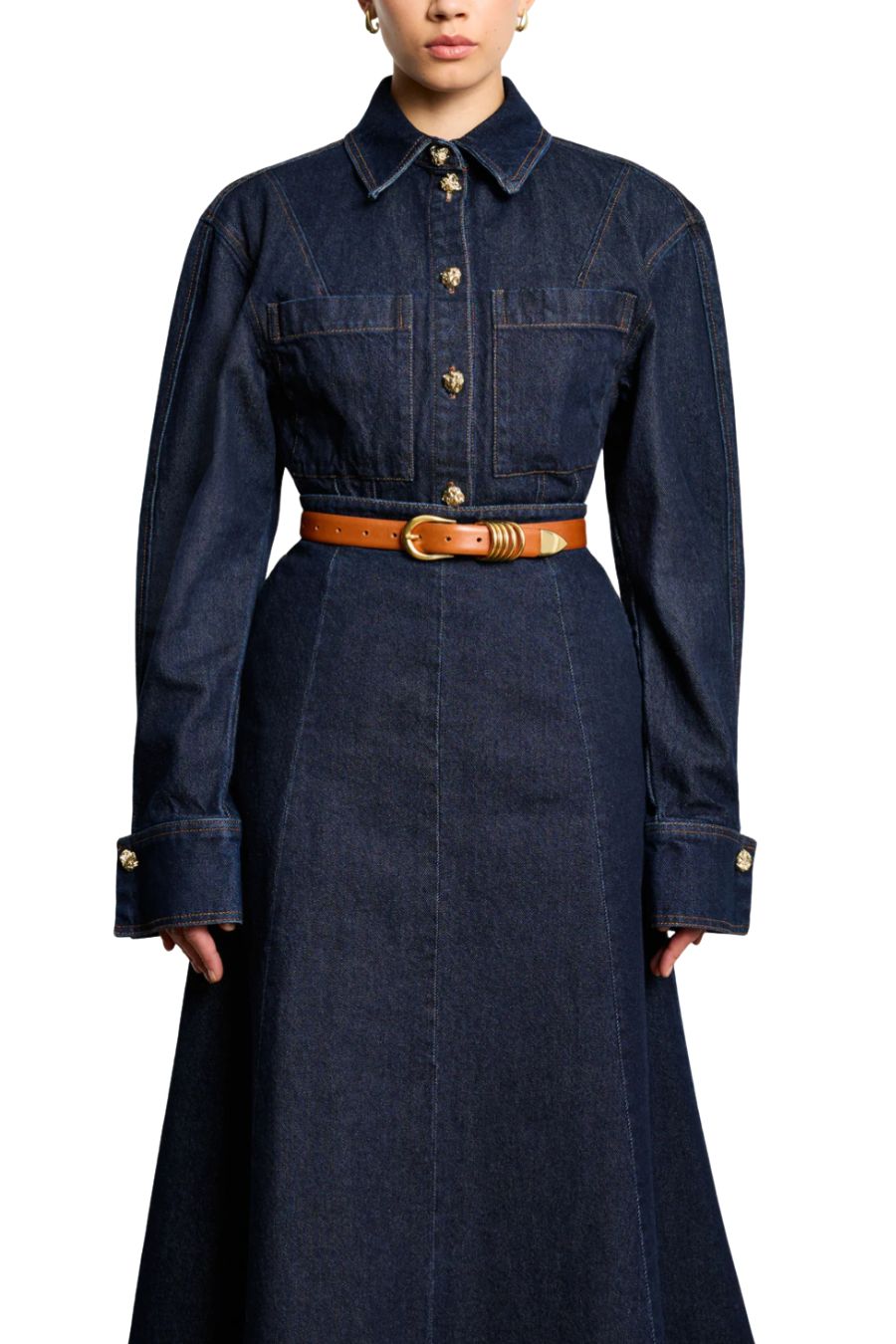 Hollyhock Gold in Terre & 24K Gold