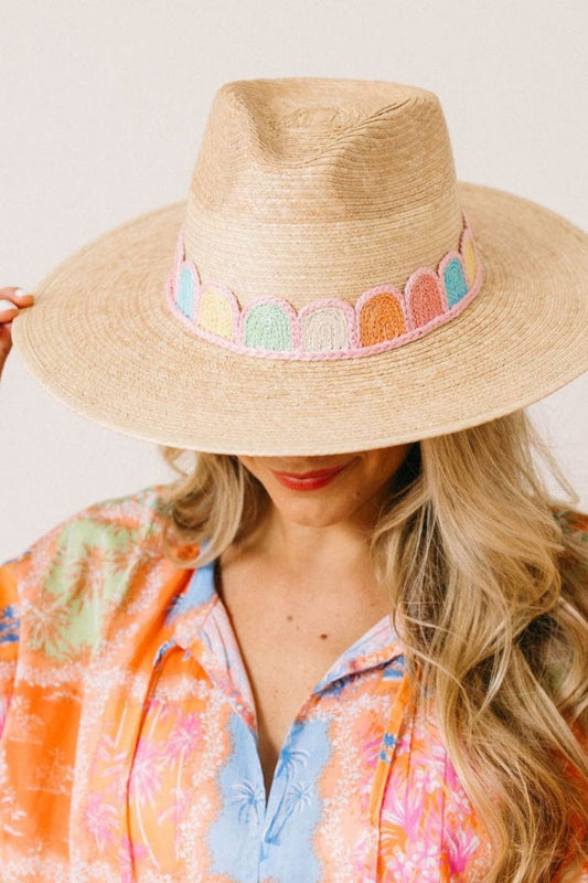 Pastel Kandy Crochet Palm Hat