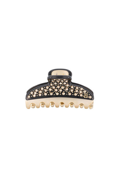 Vendome Medium Clip in Black/Crystal