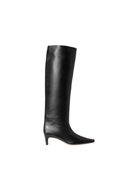Wally Boot in Black Leather