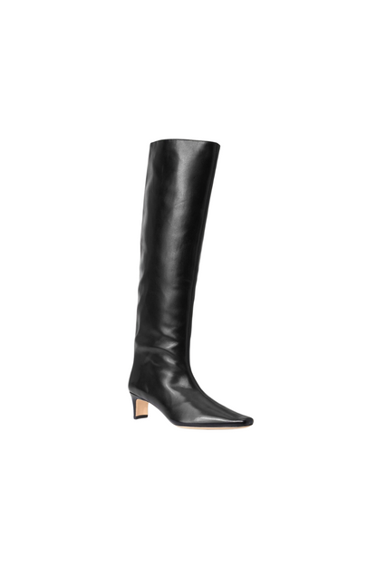 Wally Boot in Black Leather