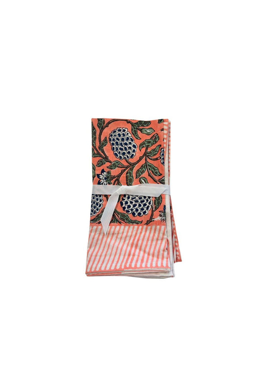 Orange Tablecloth Napkin S/4