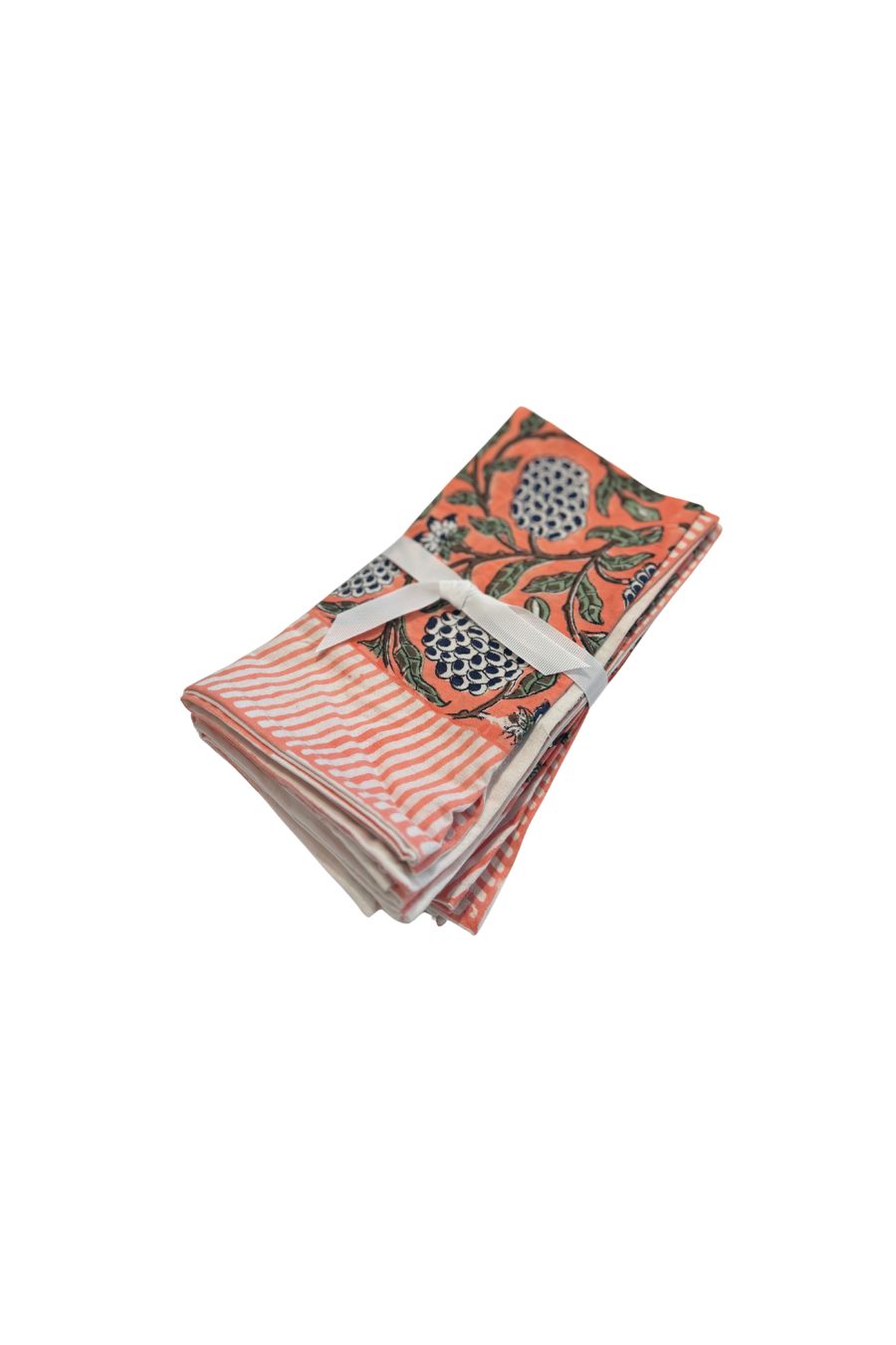 Orange Tablecloth Napkin S/4