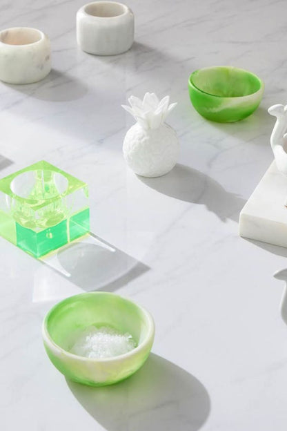 Hugo Green Swirled Pinch Bowl