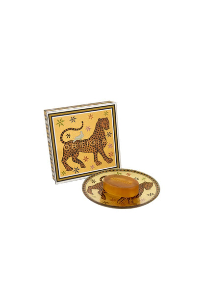 Ambra Nera Glass Plate & Soap