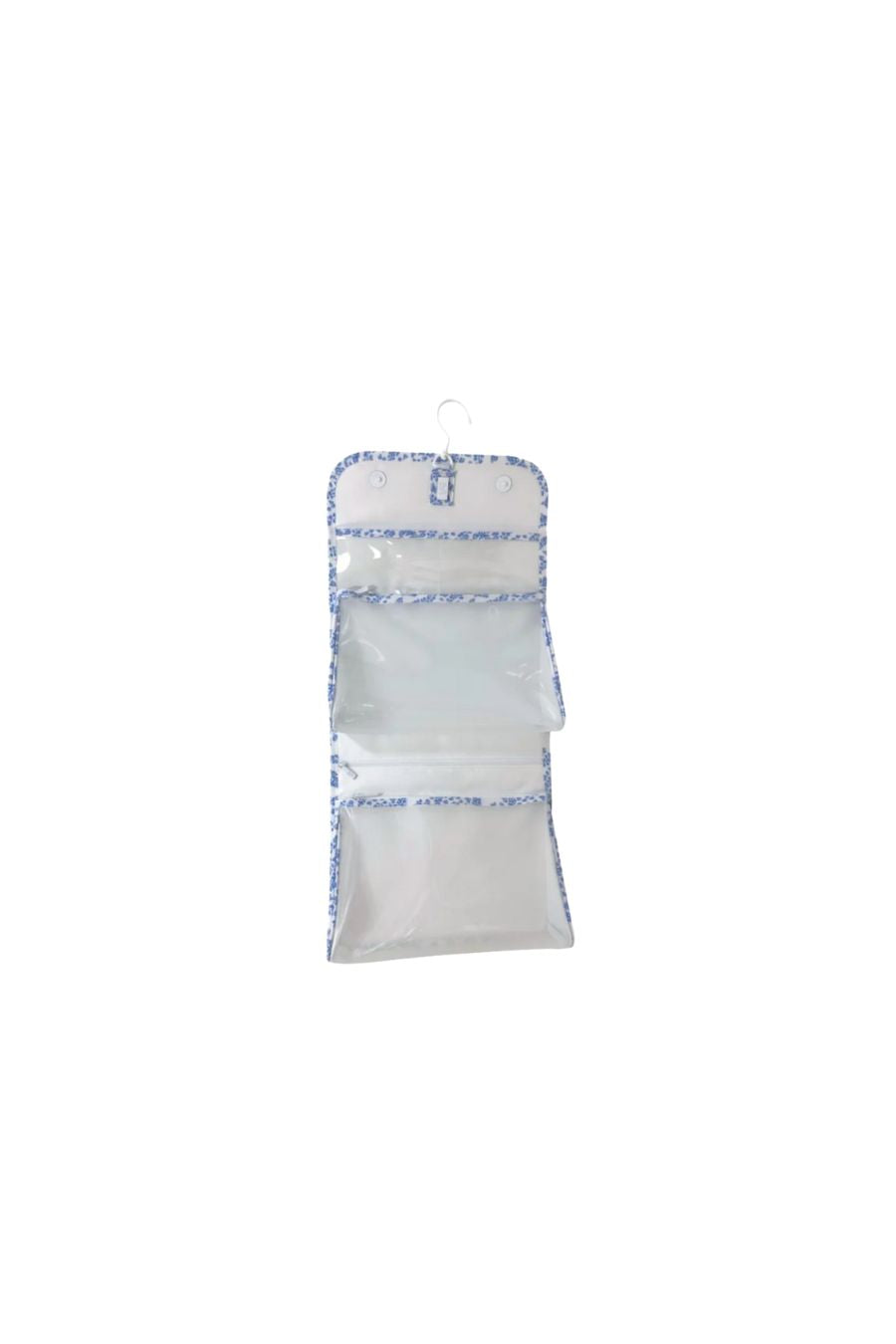 Luxe Gloss Hanging Toiletry Case in All Heart Blue