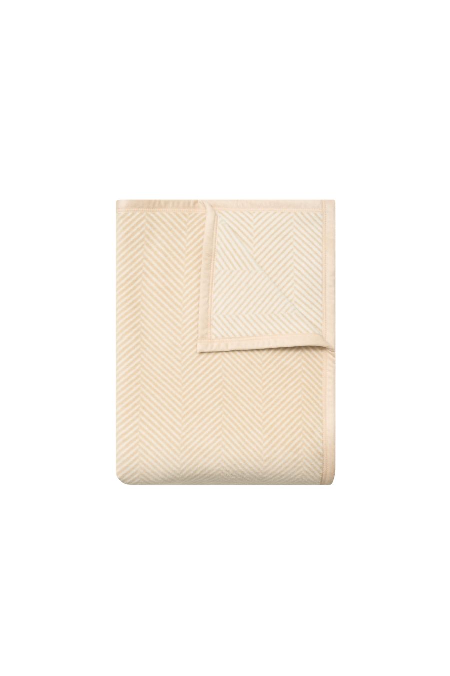 Harborview Herringbone Cream Blanket