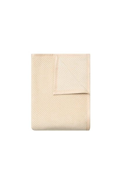 Harborview Herringbone Cream Blanket