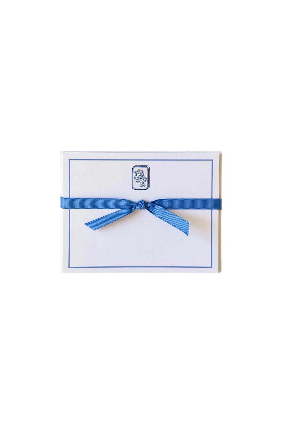Mahjong Dragon Tile Flat Note Cards