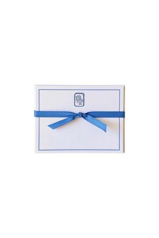 Mahjong Dragon Tile Flat Note Cards