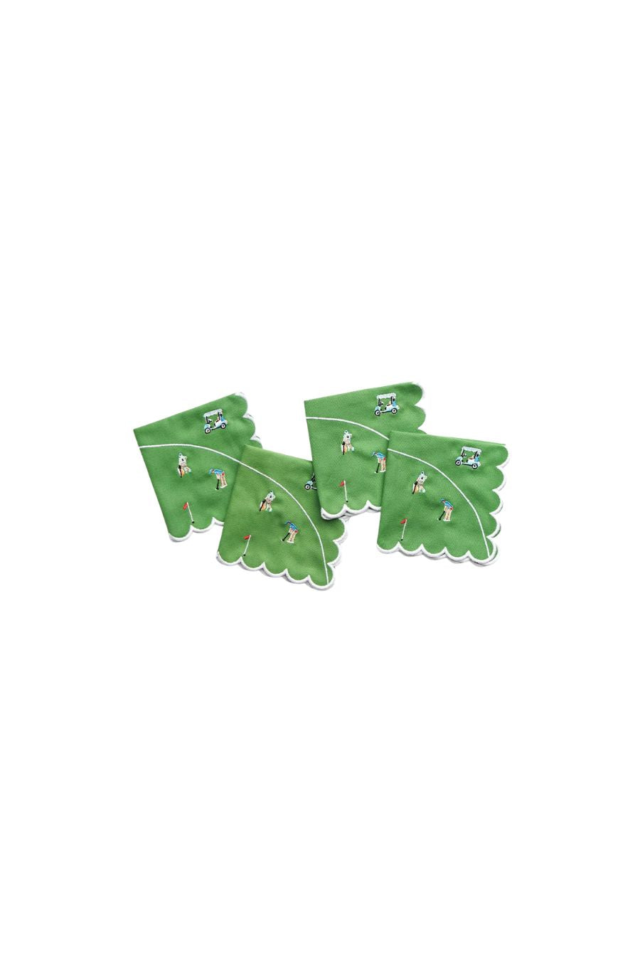 Day at the Golf Course Cocktail Napkin | Set of 4
