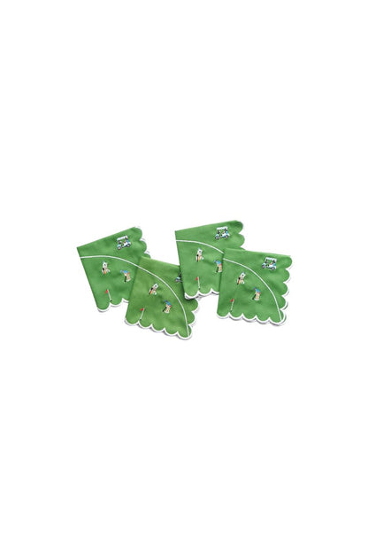 Day at the Golf Course Cocktail Napkin | Set of 4