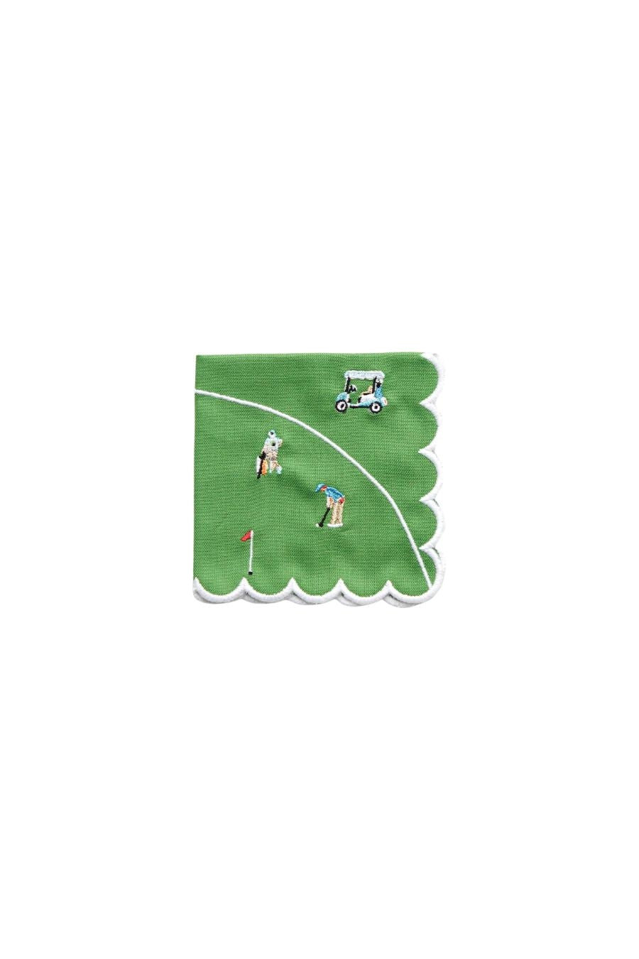 Day at the Golf Course Cocktail Napkin | Set of 4