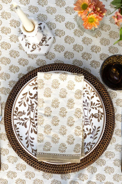 Anika Beige Napkin | Set of 4