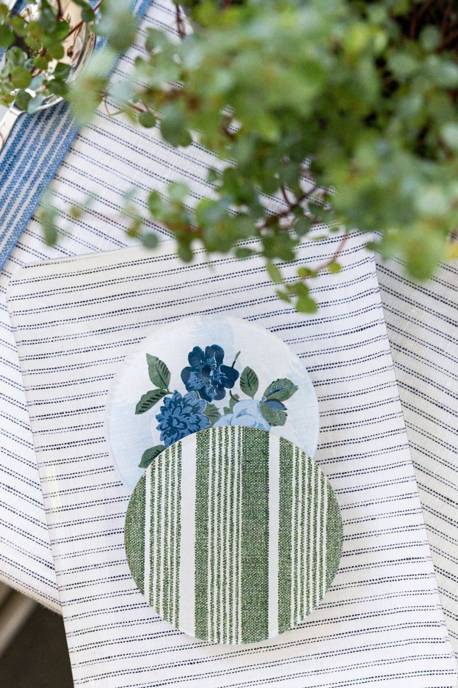 Green & Brown Coasters Set of 4