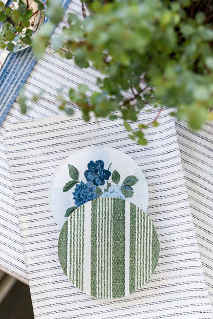 Green & Brown Coasters Set of 4