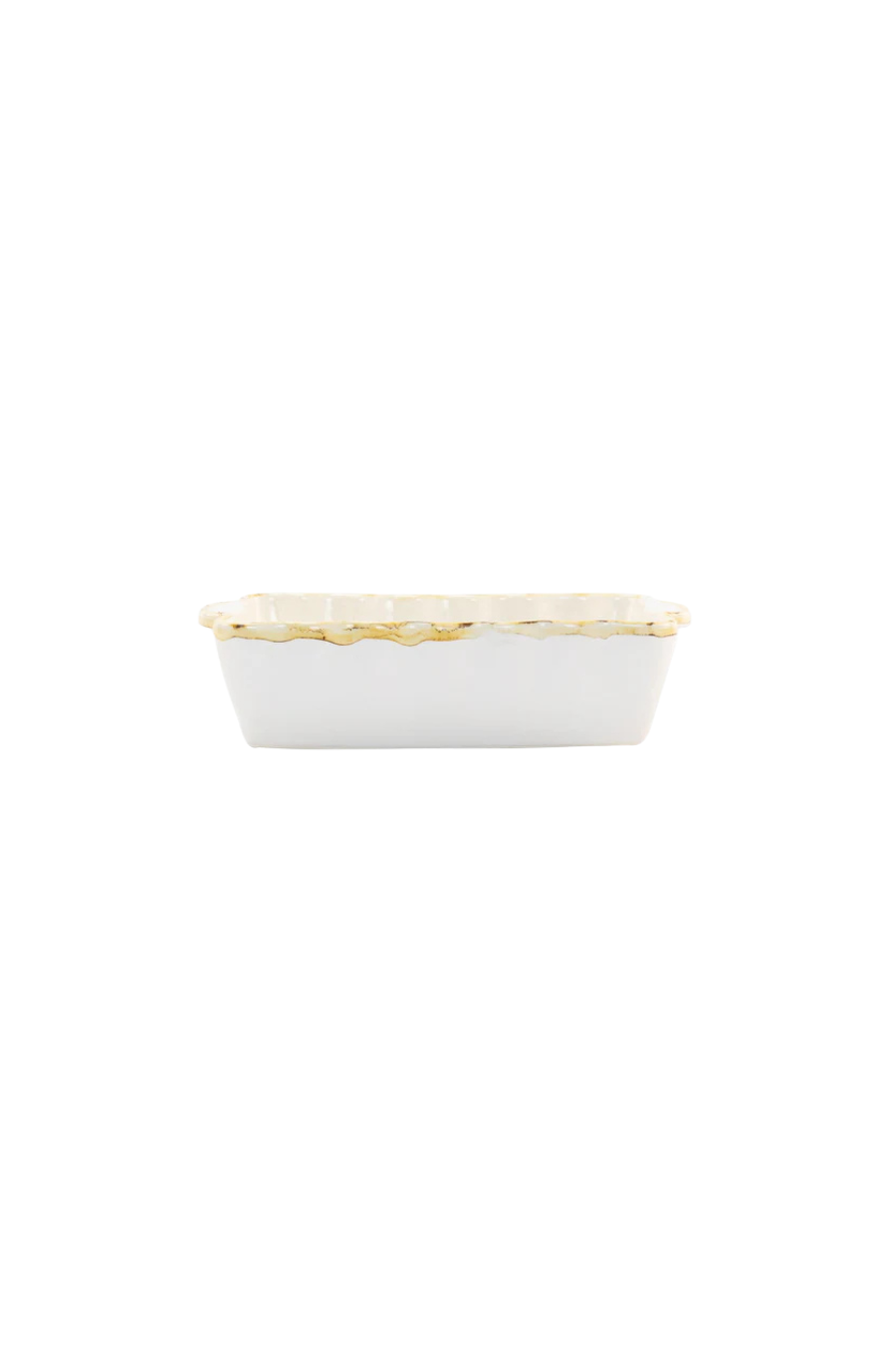 Italian Bakers Small Rectangular Baker in White