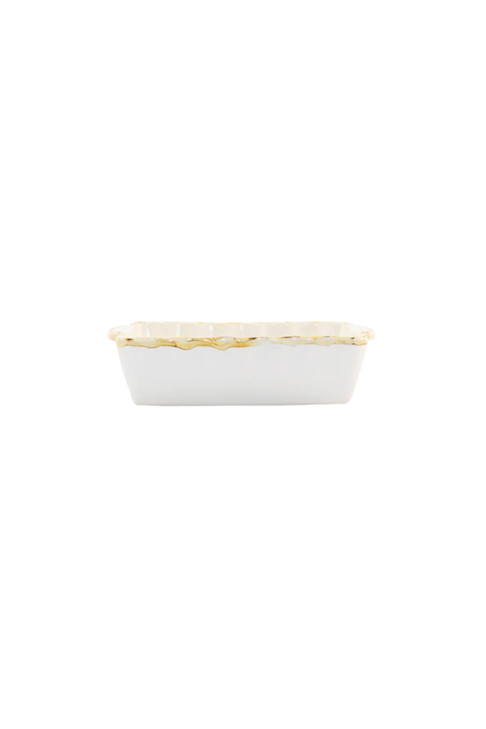 Italian Bakers Small Rectangular Baker in White
