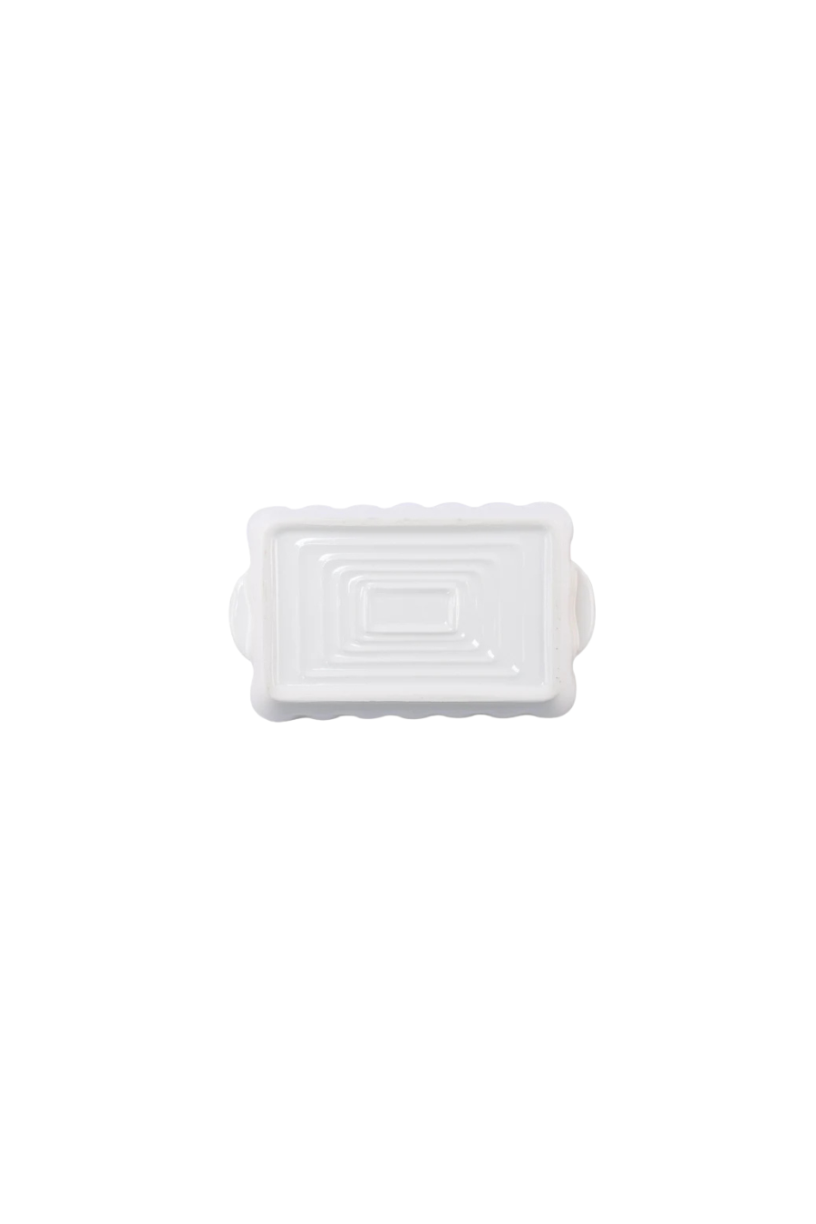 Italian Bakers Small Rectangular Baker in White