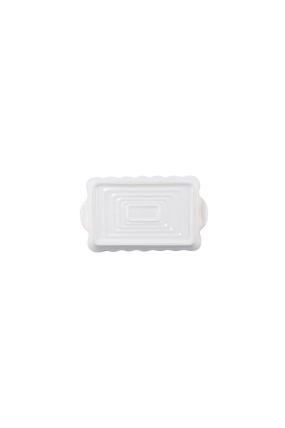 Italian Bakers Small Rectangular Baker in White