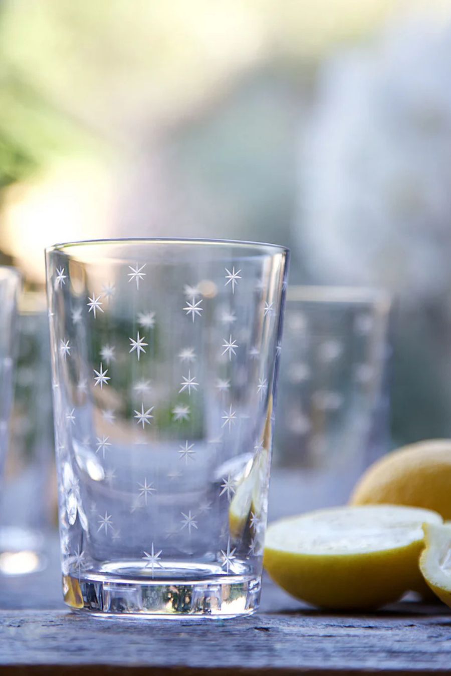 Crystal Tumbler with Stars Design - Thumbnail 2