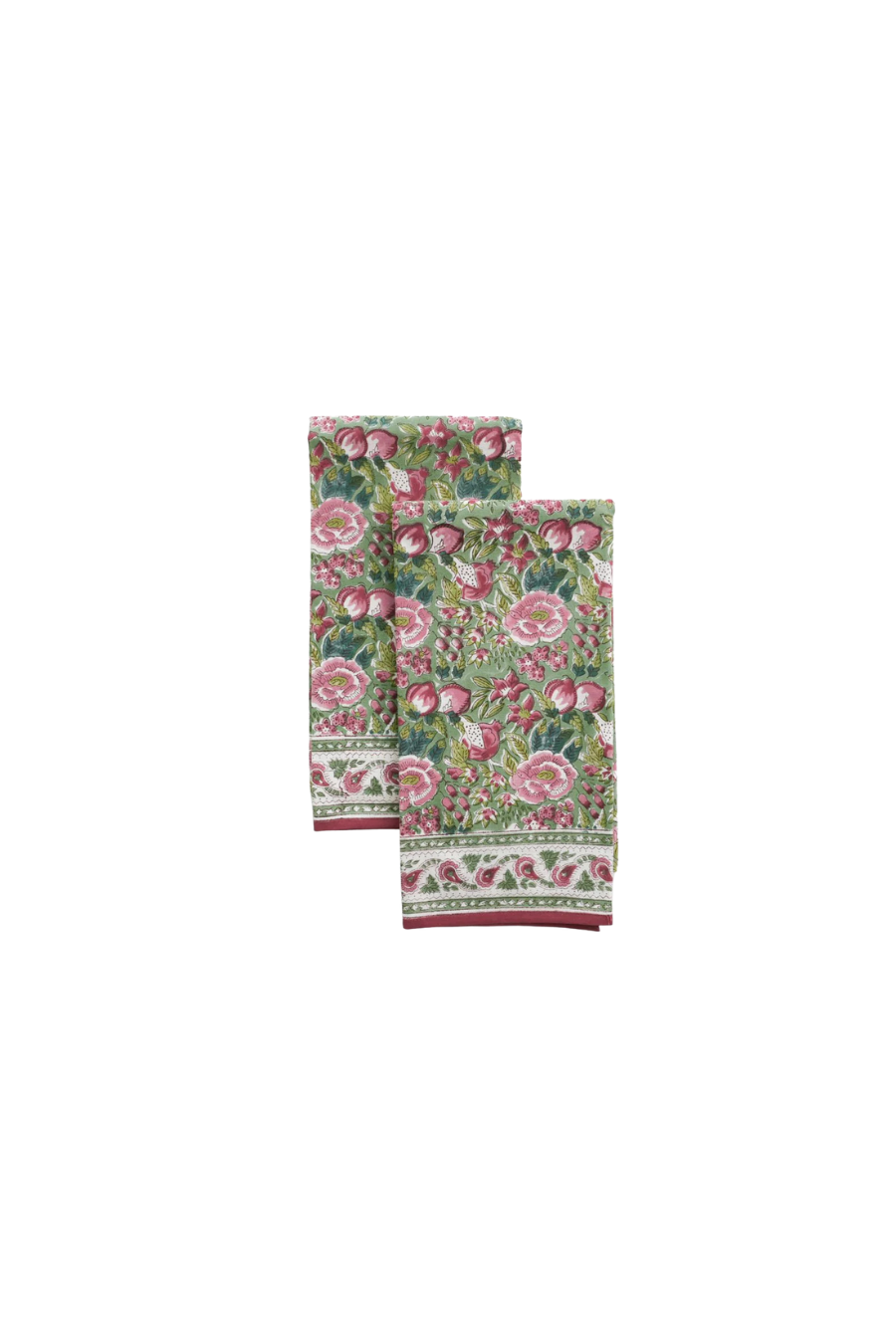Pomegranate Garden Wine & Rose Tea Towels