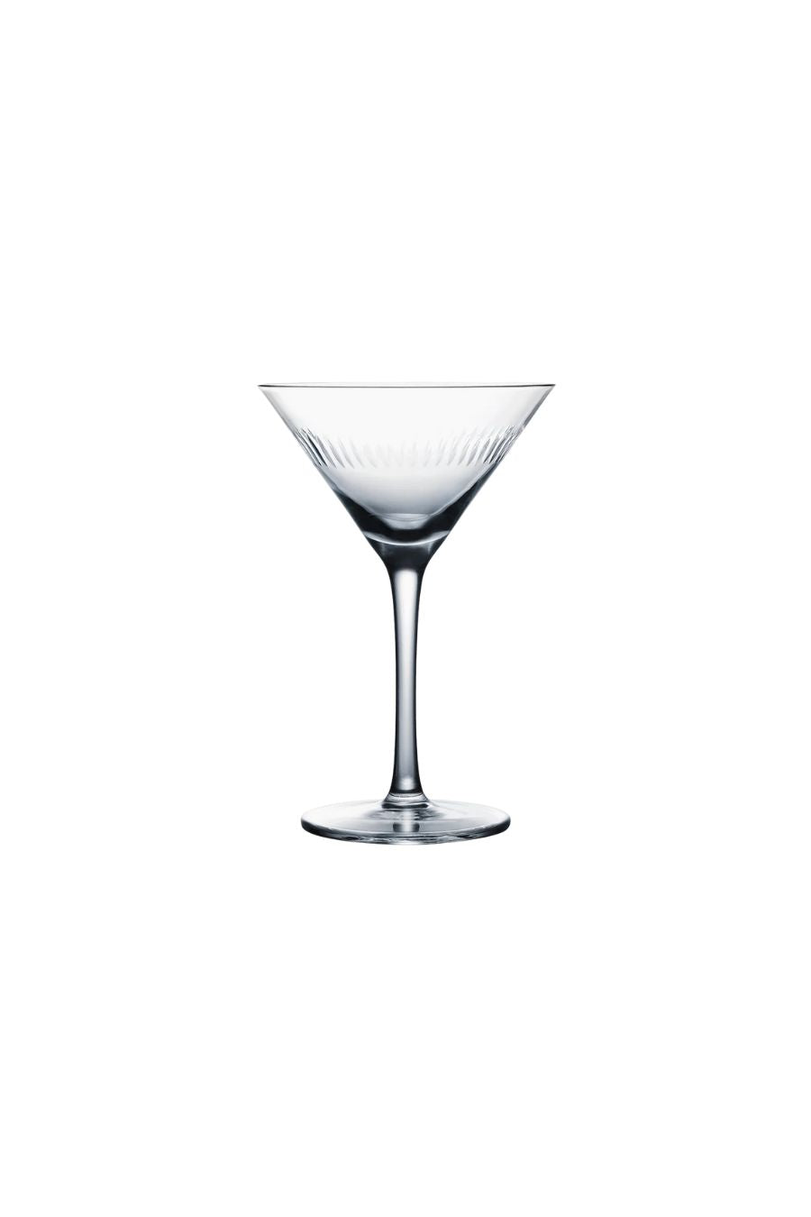Crystal Martini Glasses Spears Design