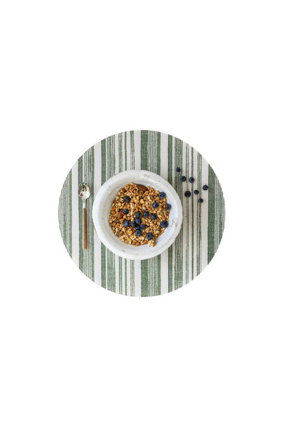 Stuart Green Stripe Placemat Set of 2