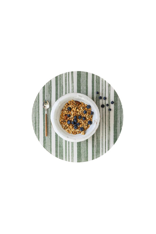 Stuart Green Stripe Placemat Set of 2