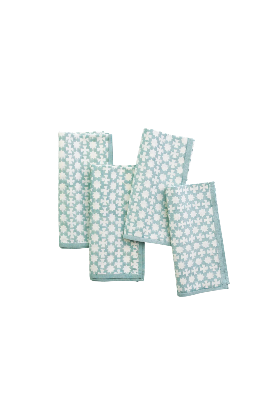 India Hicks Home Cuban Cross Palladian Blue Napkin | Set of 4
