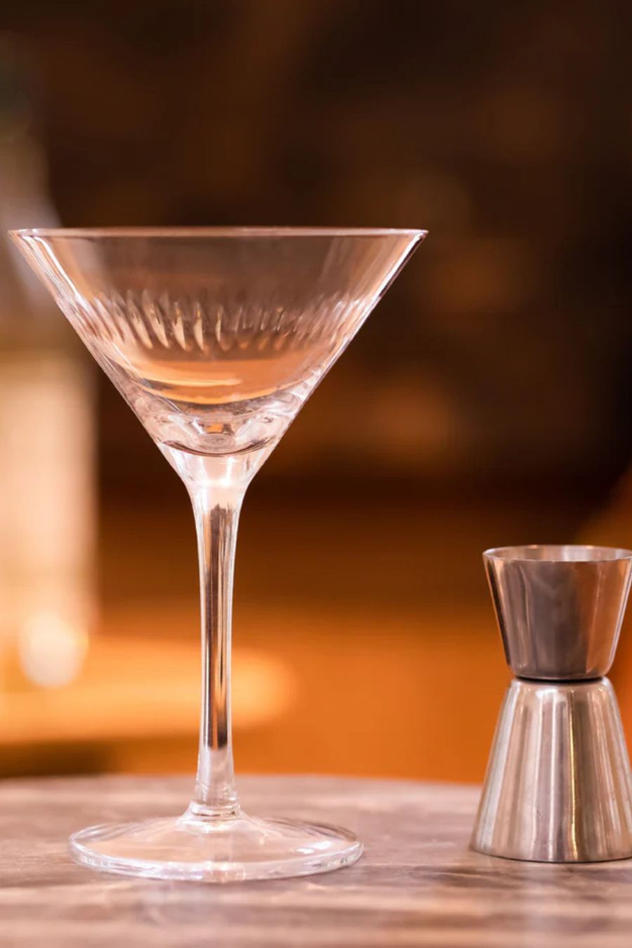 Crystal Martini Glasses Spears Design - Thumbnail 5