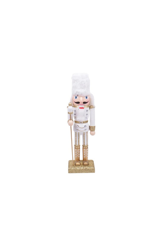 White 10" Nutcracker