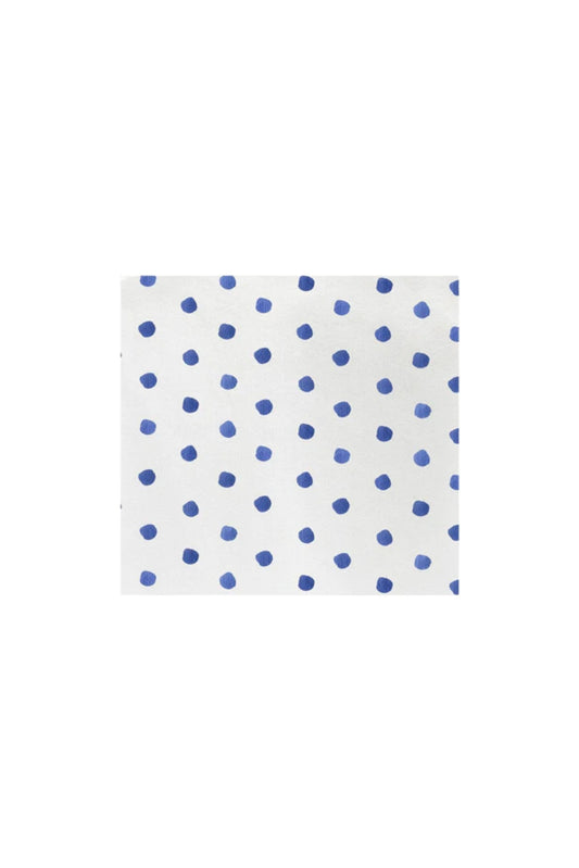 Papersoft Dinner Napkins in Dot Blue