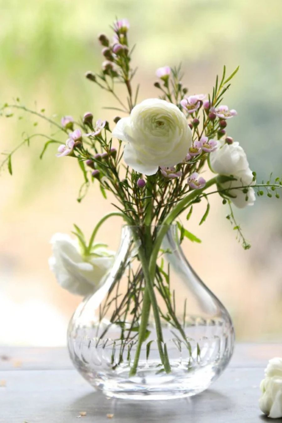 Small Crystal Vase with Stars Design - Thumbnail 4