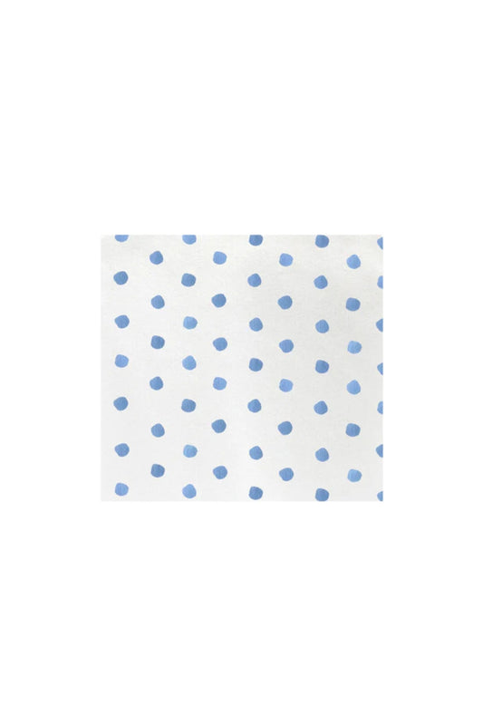 Papersoft Napkins Dot Light Blue Dinner Napkins