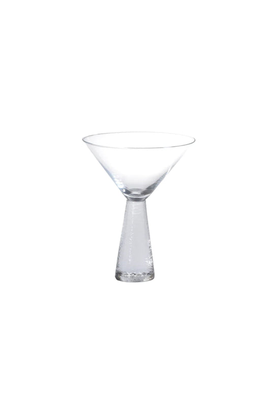 Livogno Martini Glass on Hammered Stem