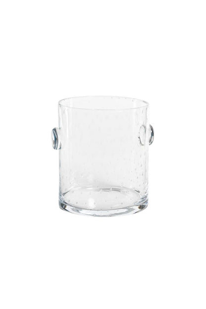 Large Lagoon Bubbled Glass Ice Bucket