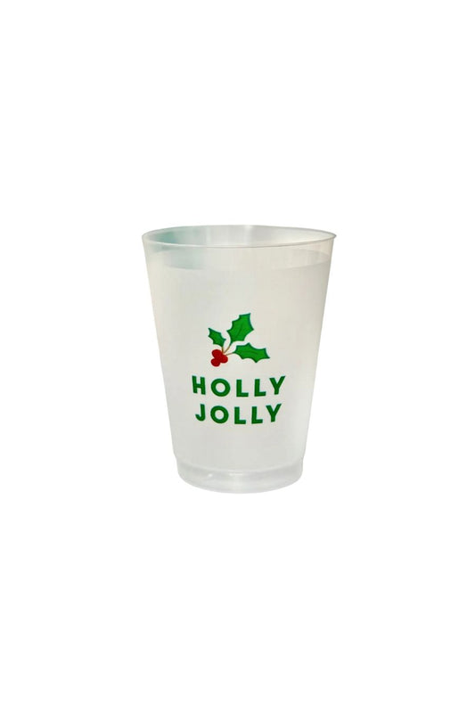 Holly Jolly Shatterproof Cups
