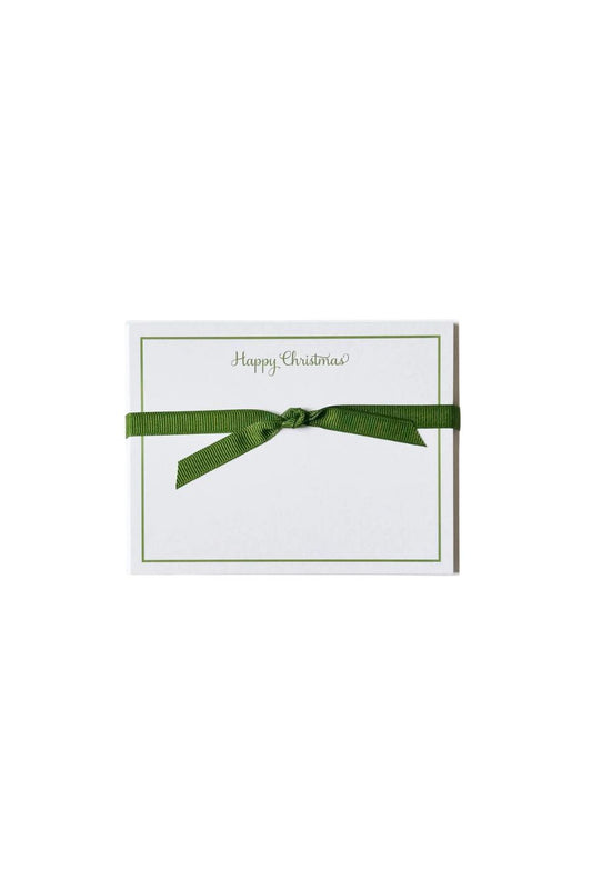 Happy Christmas Flat Note Cards