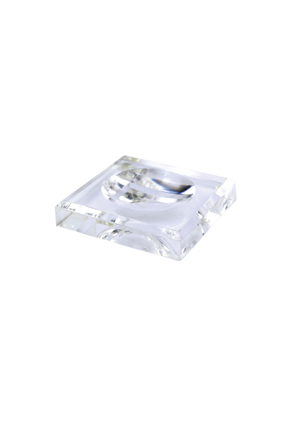 Acrylic Block Soap Dish | Clear