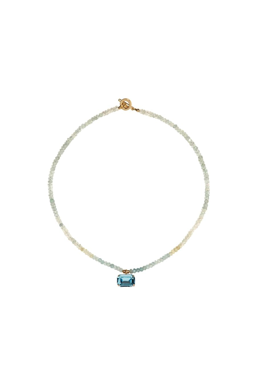 Elba Necklace in Aquamarine