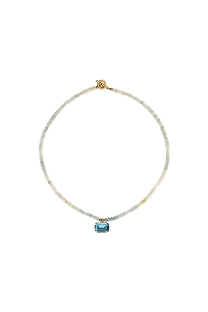 Elba Necklace in Aquamarine