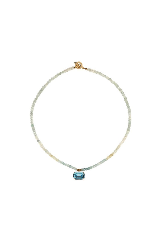 Elba Necklace in Aquamarine
