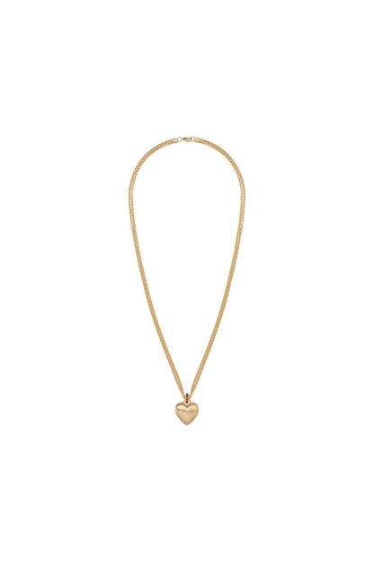 The Mini Florentine Heart Pendant Necklace