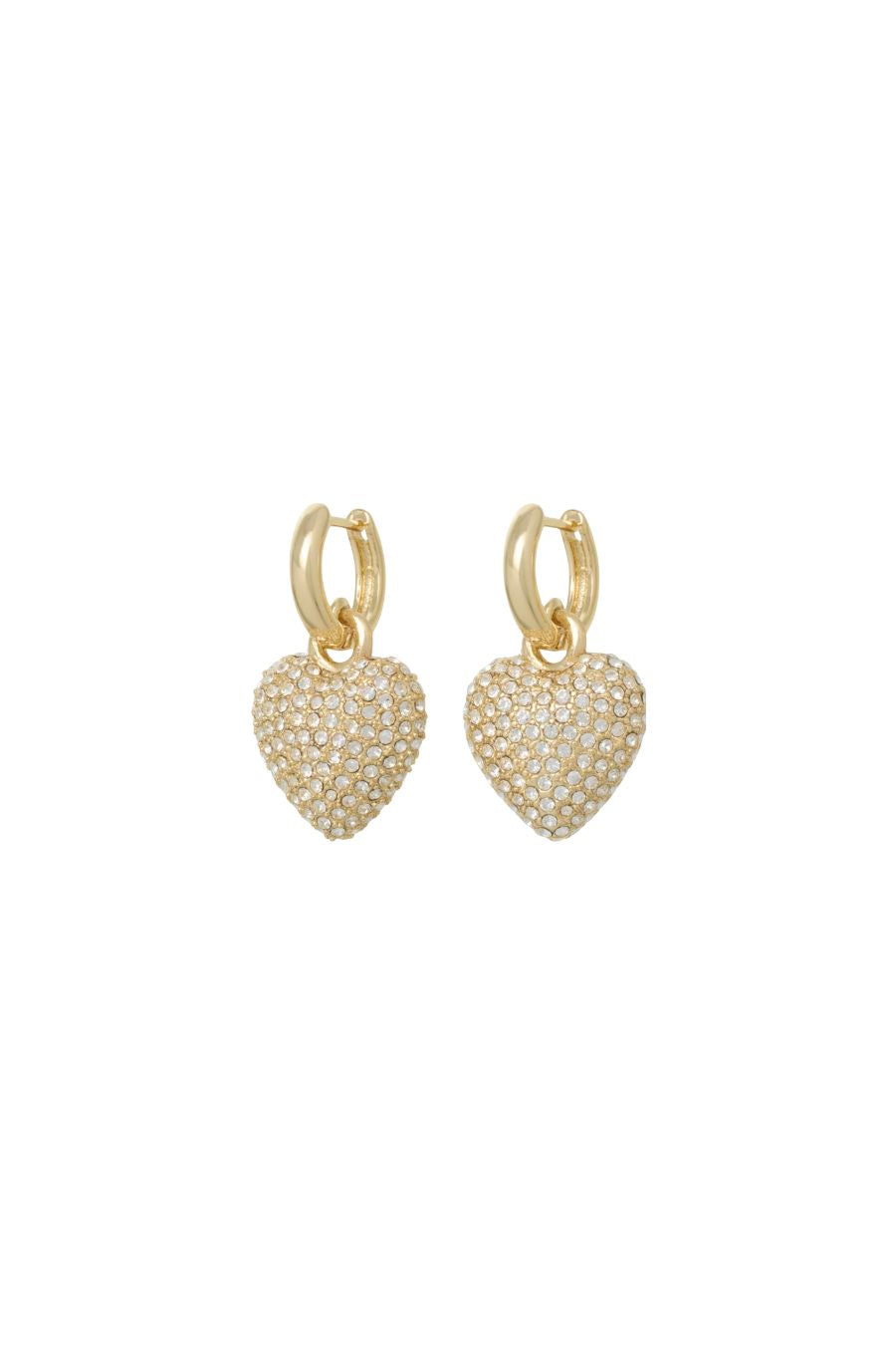 The Pavé Puffy Heart Earrings