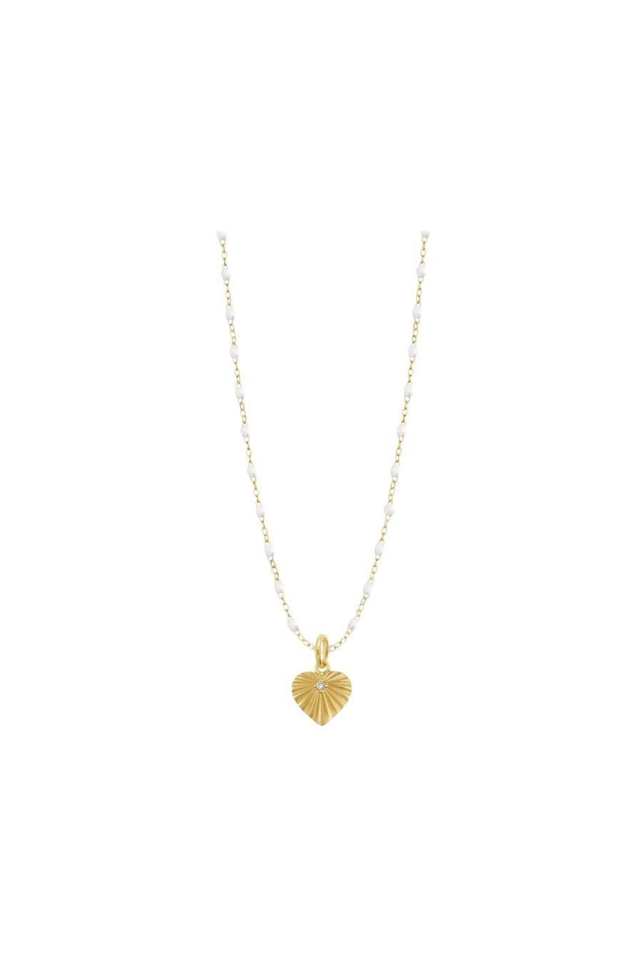 Heart Lumière White Diamond Necklace