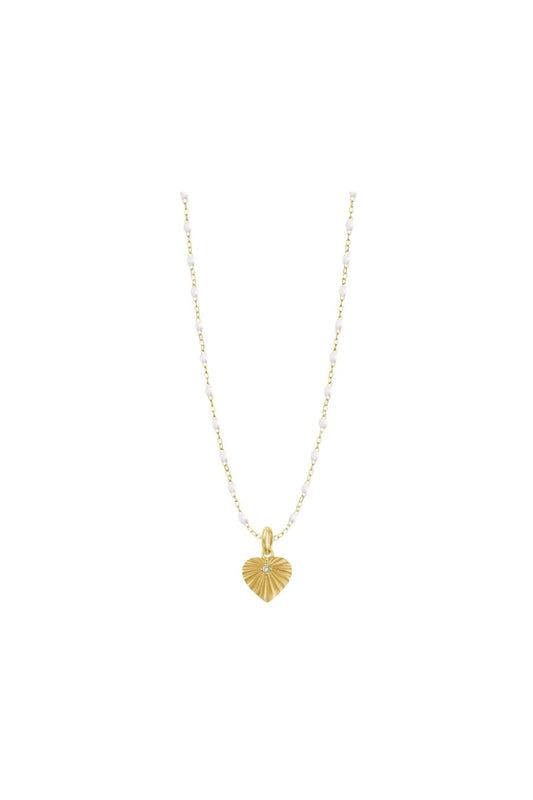 Heart Lumière White Diamond Necklace