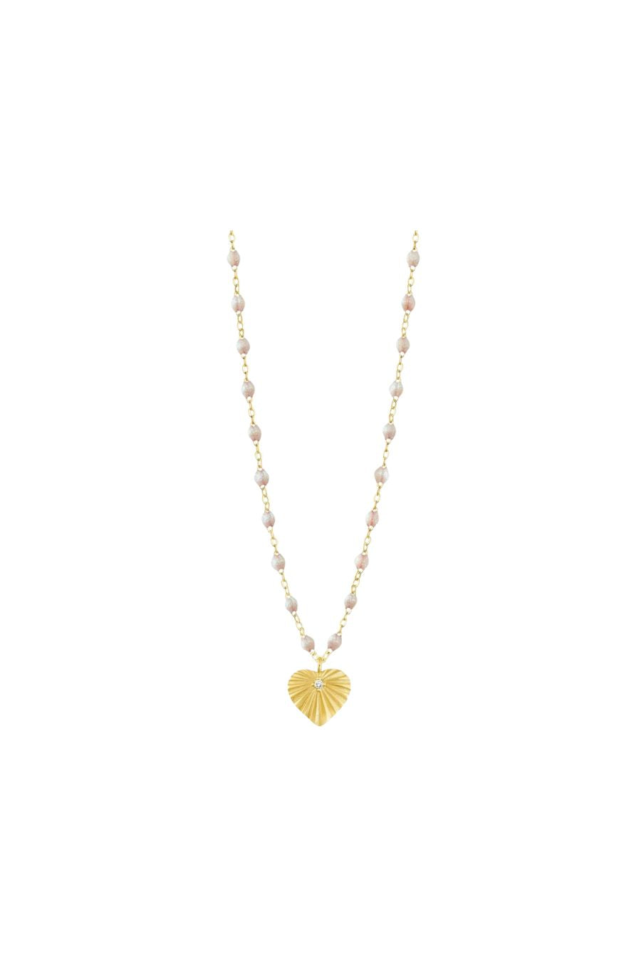 Heart Lumière Opal Diamond Necklace